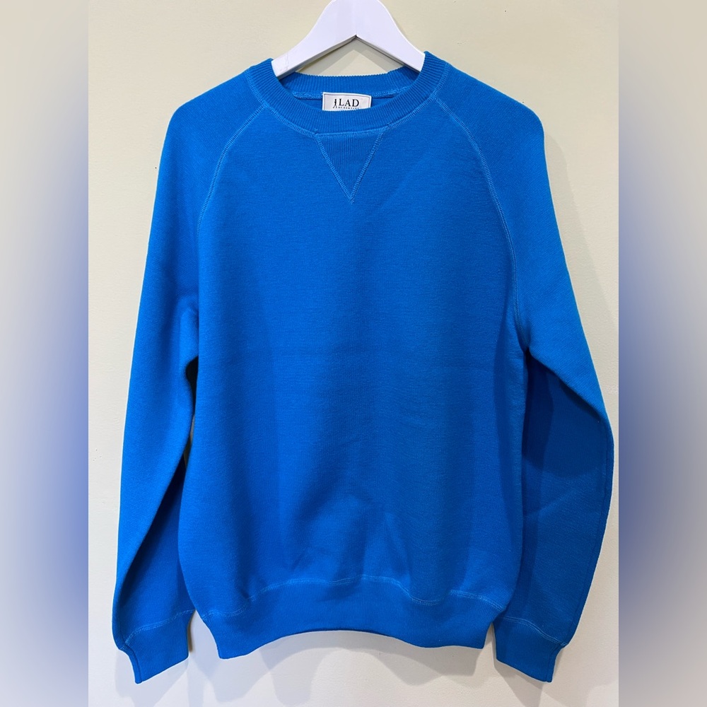 Demylee x Ron Herman Exclusive Mens Blue Crewneck Sweater